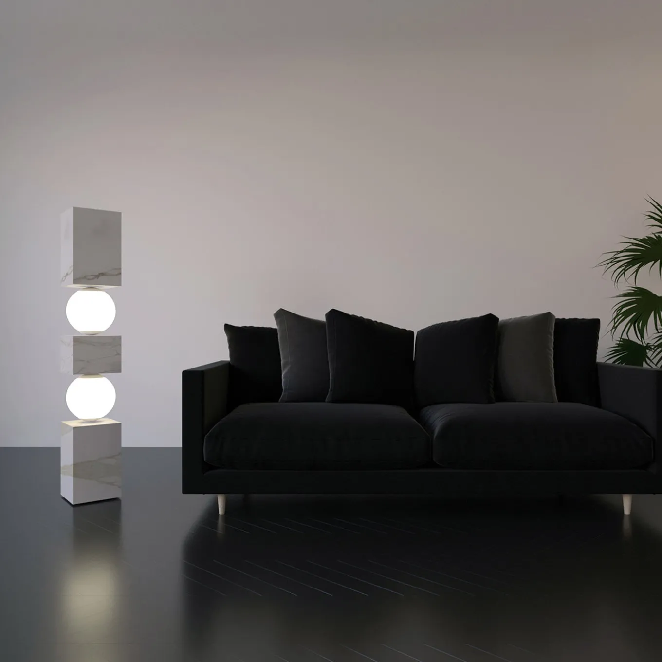 Scultura CS Totem Calacatta