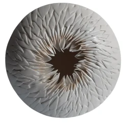 SCULTURA DA PARETE IN RICCIO DI MARE - BIANCO