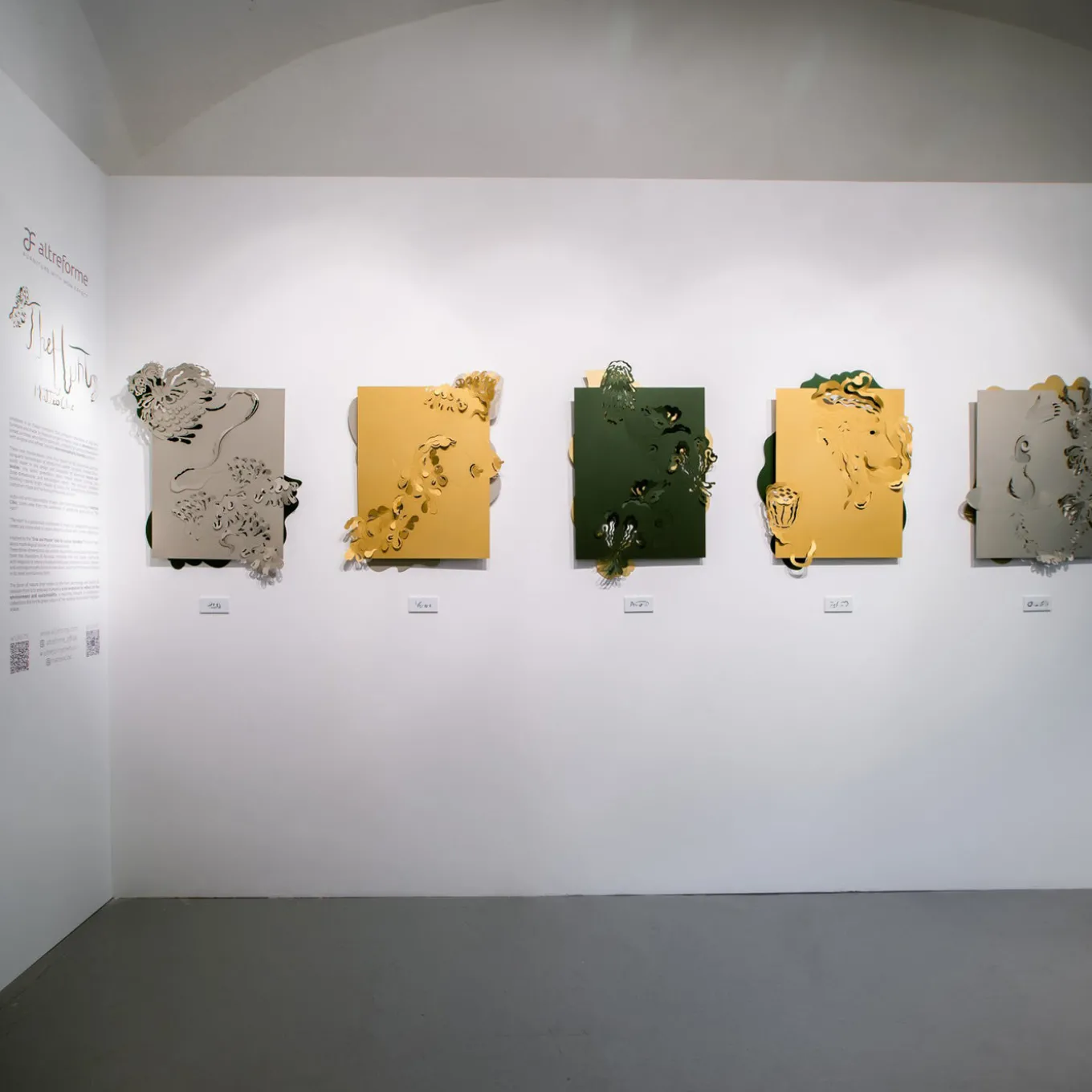 Scultura da parete Oracolo di Matteo Cibic