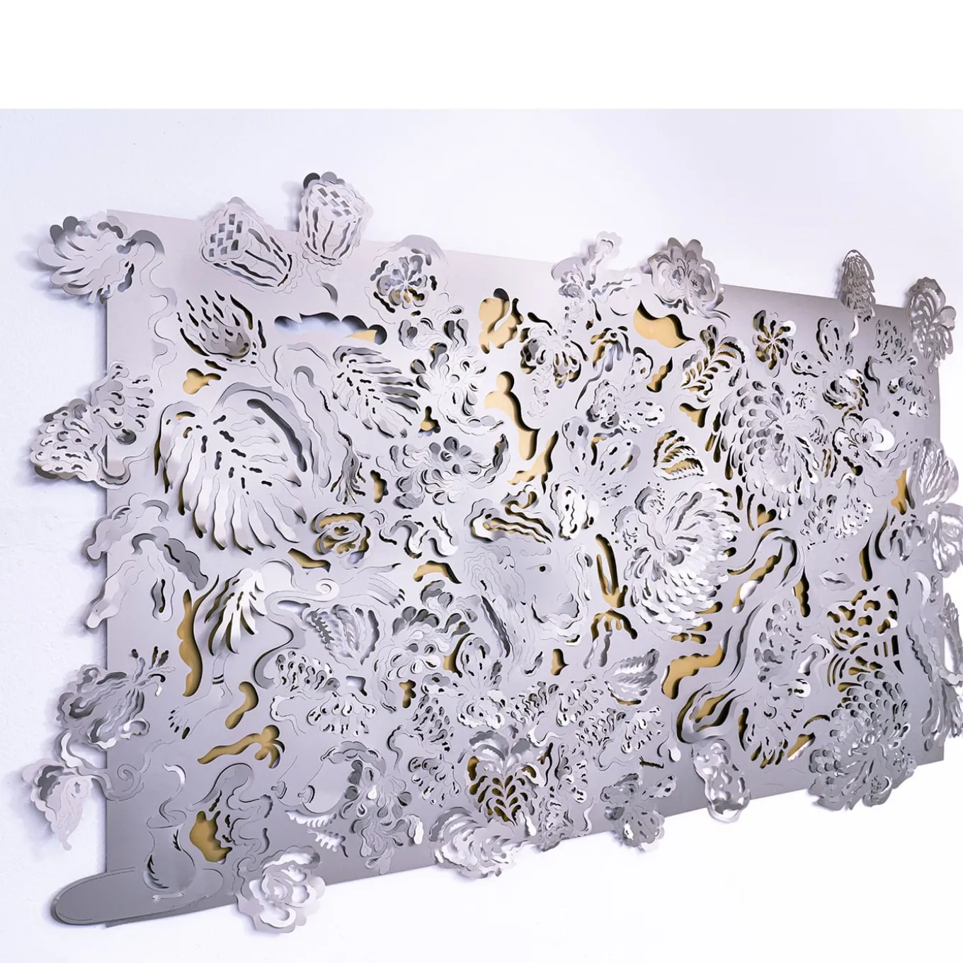 Scultura da parete The Hunt di Matteo Cibic