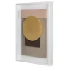 Scultura decorativa da parete Tabou con cornice bianca #5