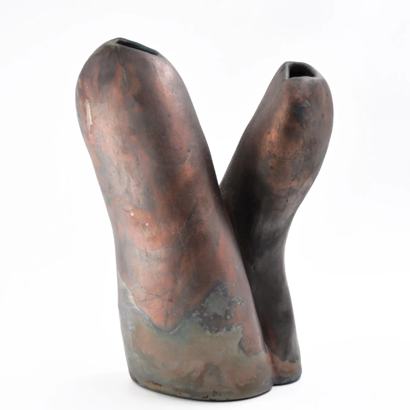 Scultura Decorativa in Ceramica Intreccio Silente di Nino Basso