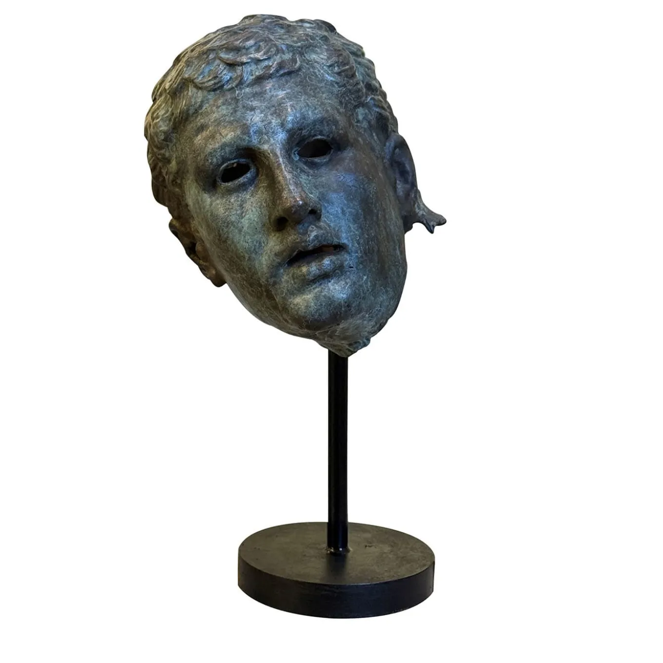 Scultura di busto di gladiatore Borghese