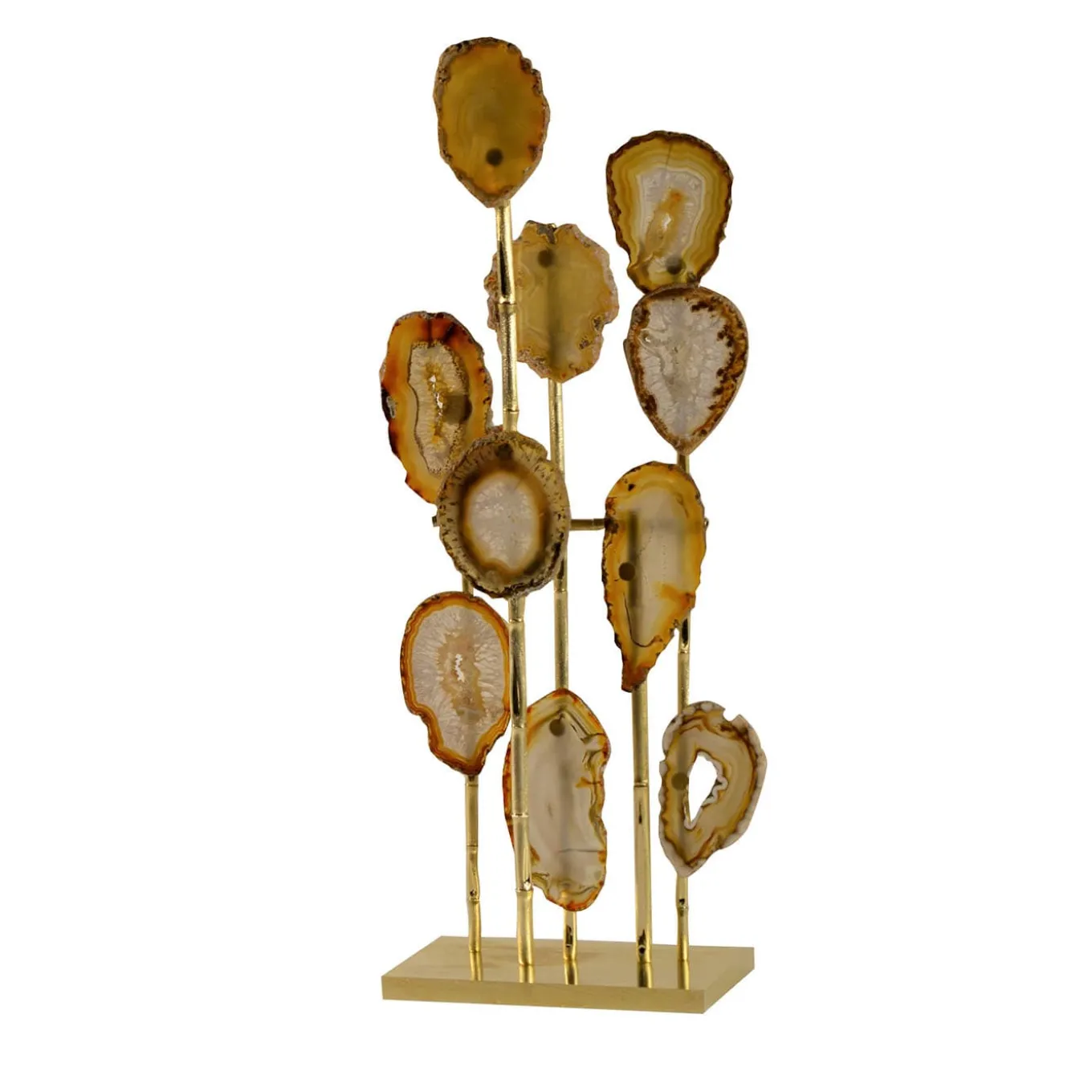 Scultura di canne di bambù in agata