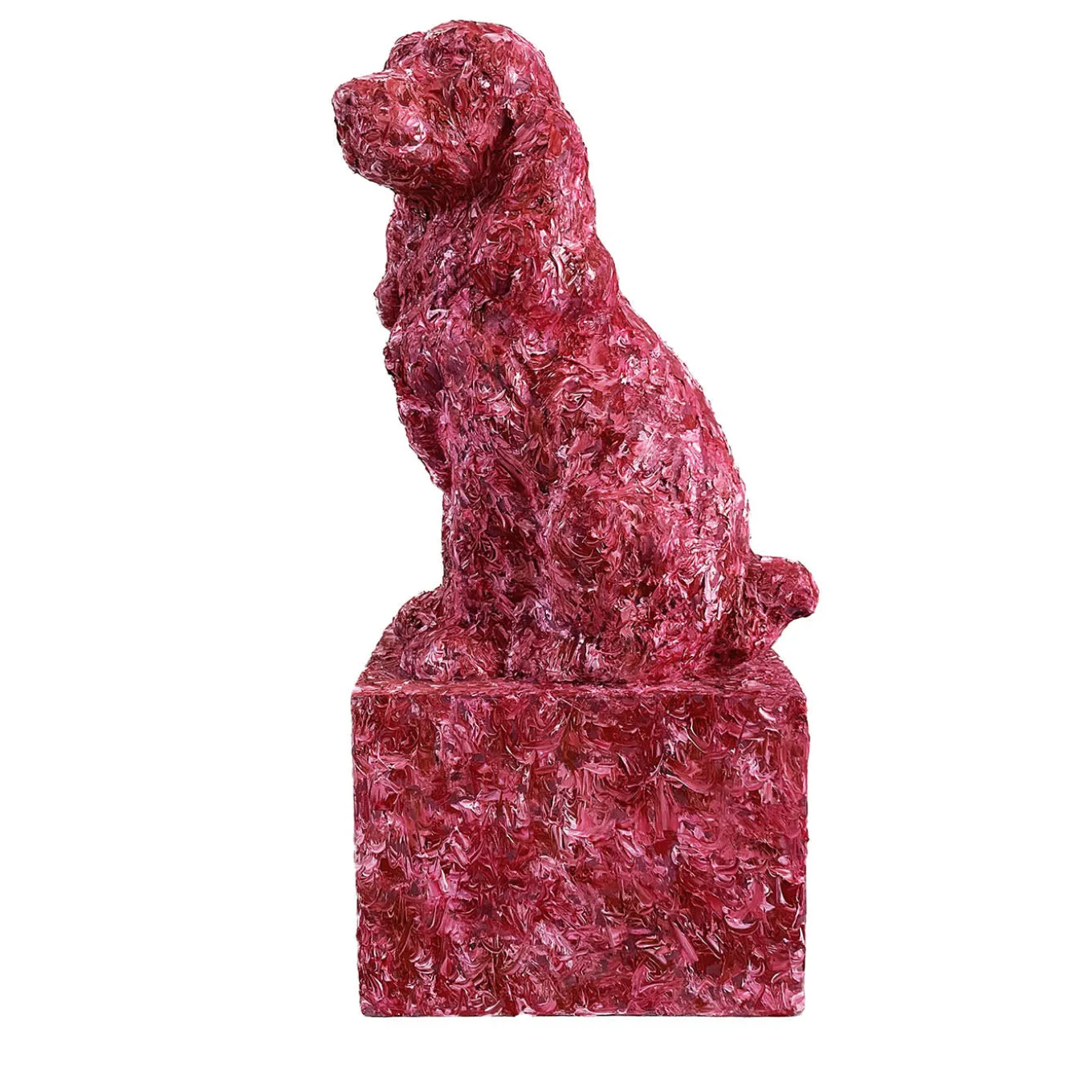 Scultura di Cocker Rosso