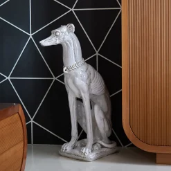 Scultura di levriero