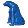 Scultura di pavone-pantera blu