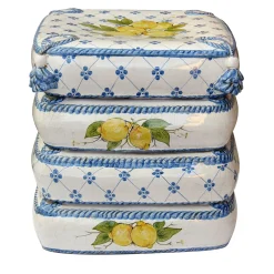 Scultura di seduta mediterranea a 4 cuscini