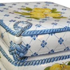 Scultura di seduta mediterranea a 4 cuscini