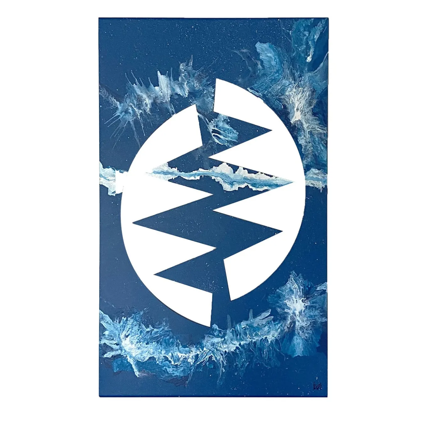 Scultura Galaxy in alluminio Morsa