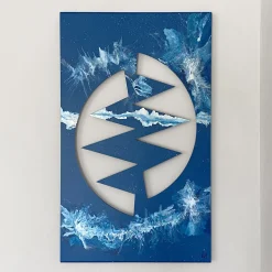 Scultura Galaxy in alluminio Morsa