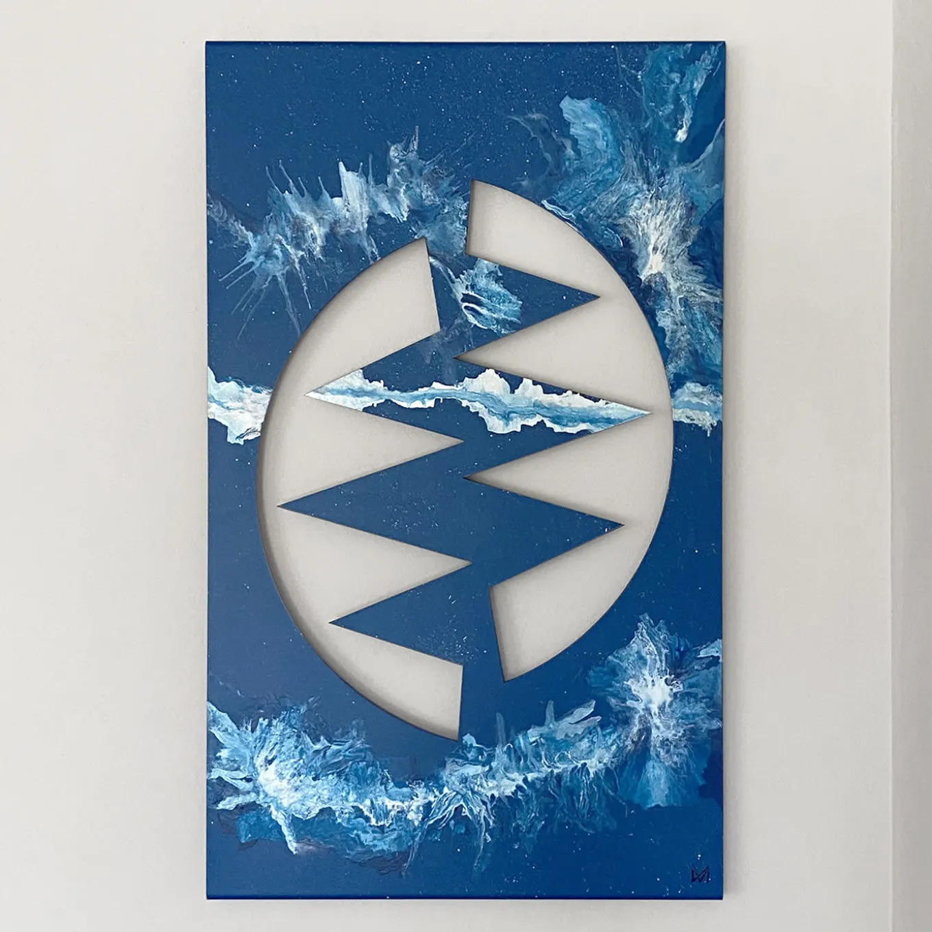 Scultura Galaxy in alluminio Morsa