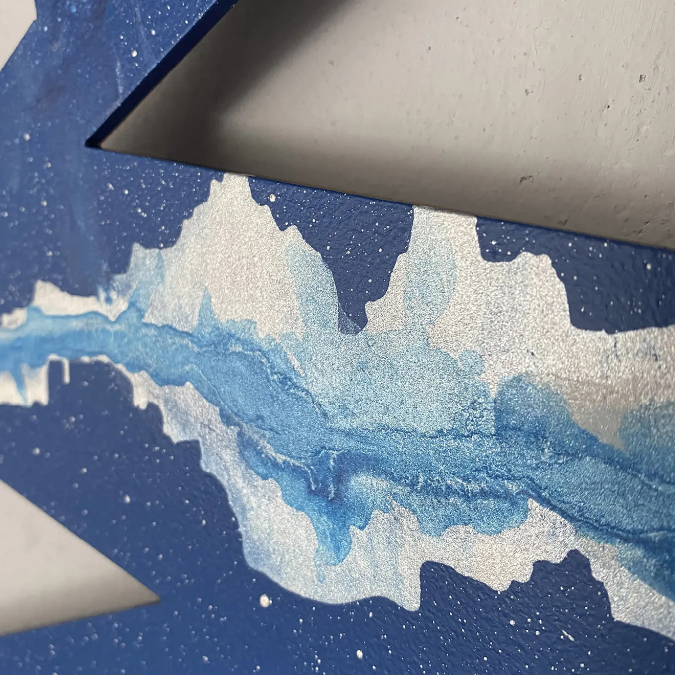 Scultura Galaxy in alluminio Morsa