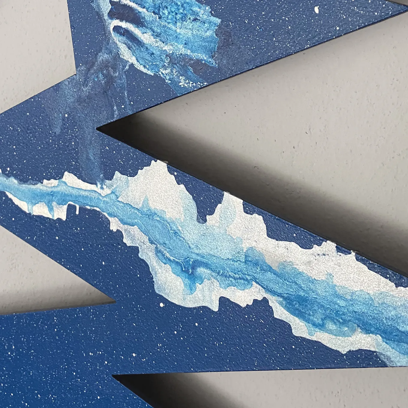 Scultura Galaxy in alluminio Morsa