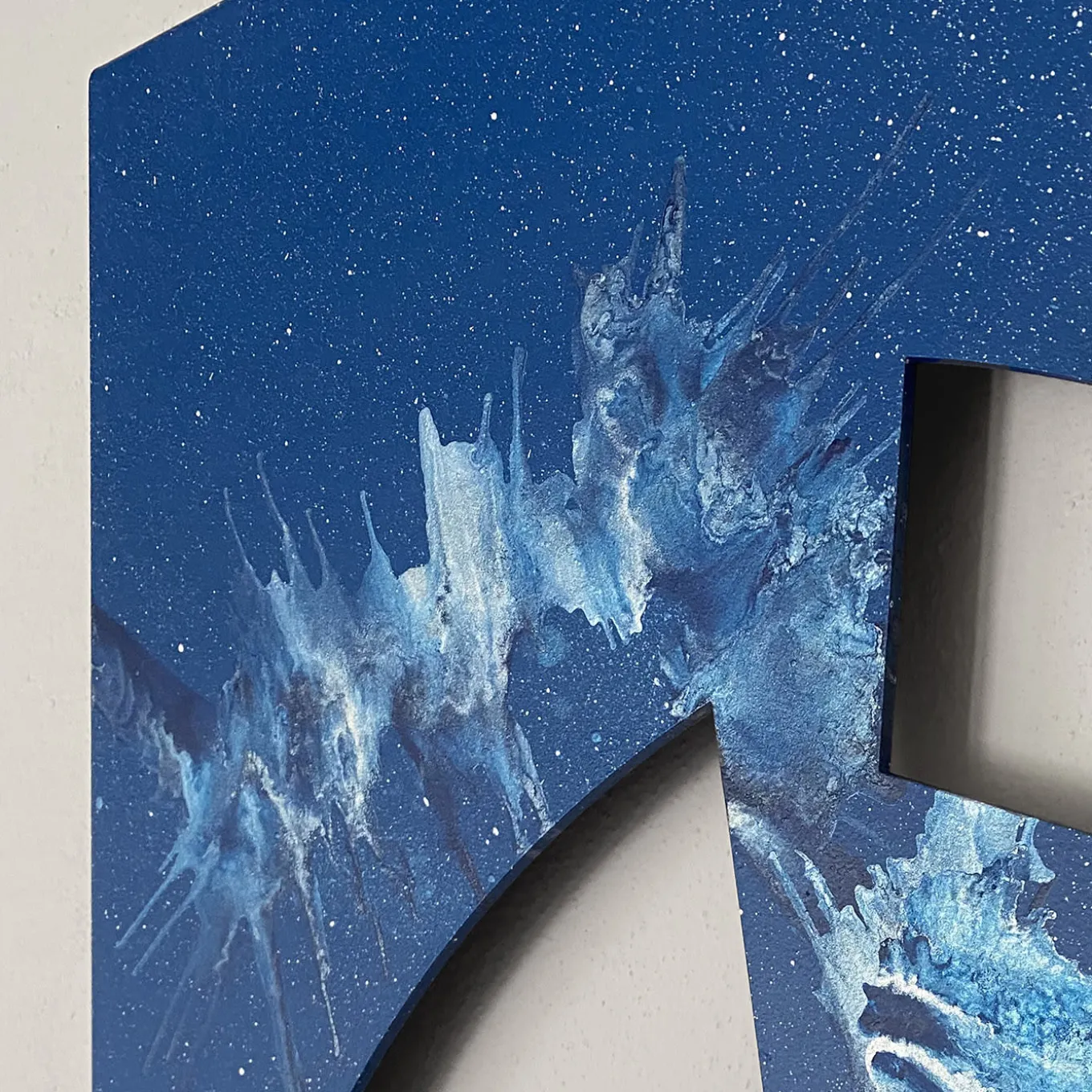 Scultura Galaxy in alluminio Morsa