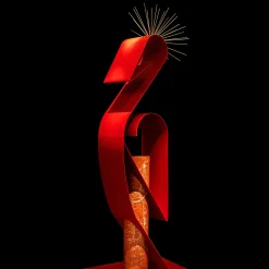 Scultura Gru Coronata