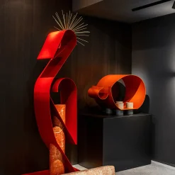 Scultura Gru Coronata