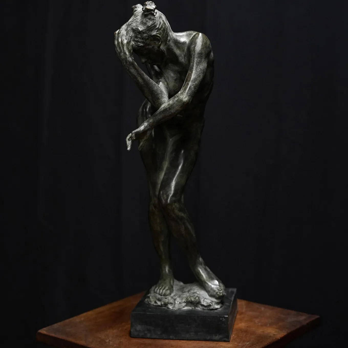 Scultura in bronzo Ewe