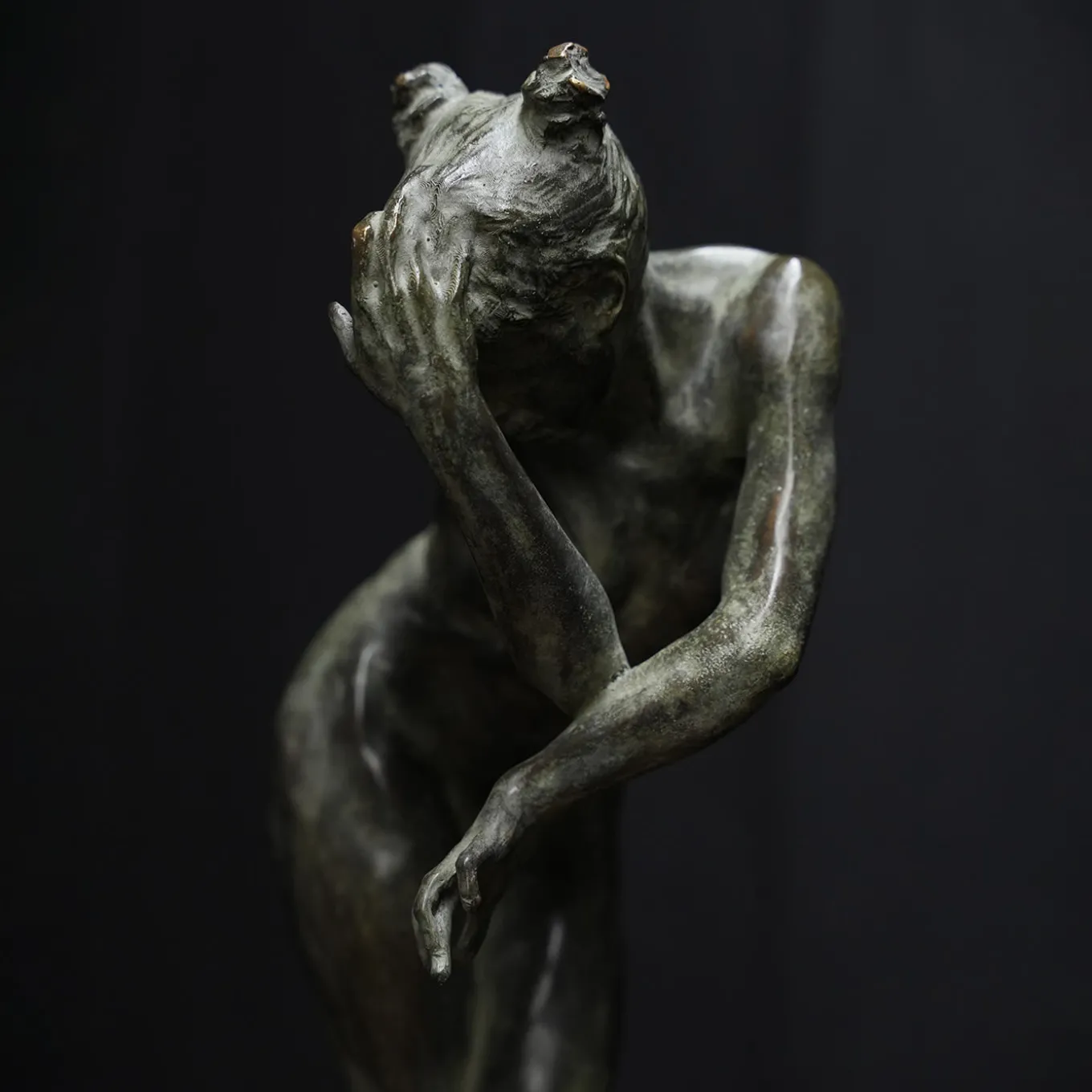 Scultura in bronzo Ewe