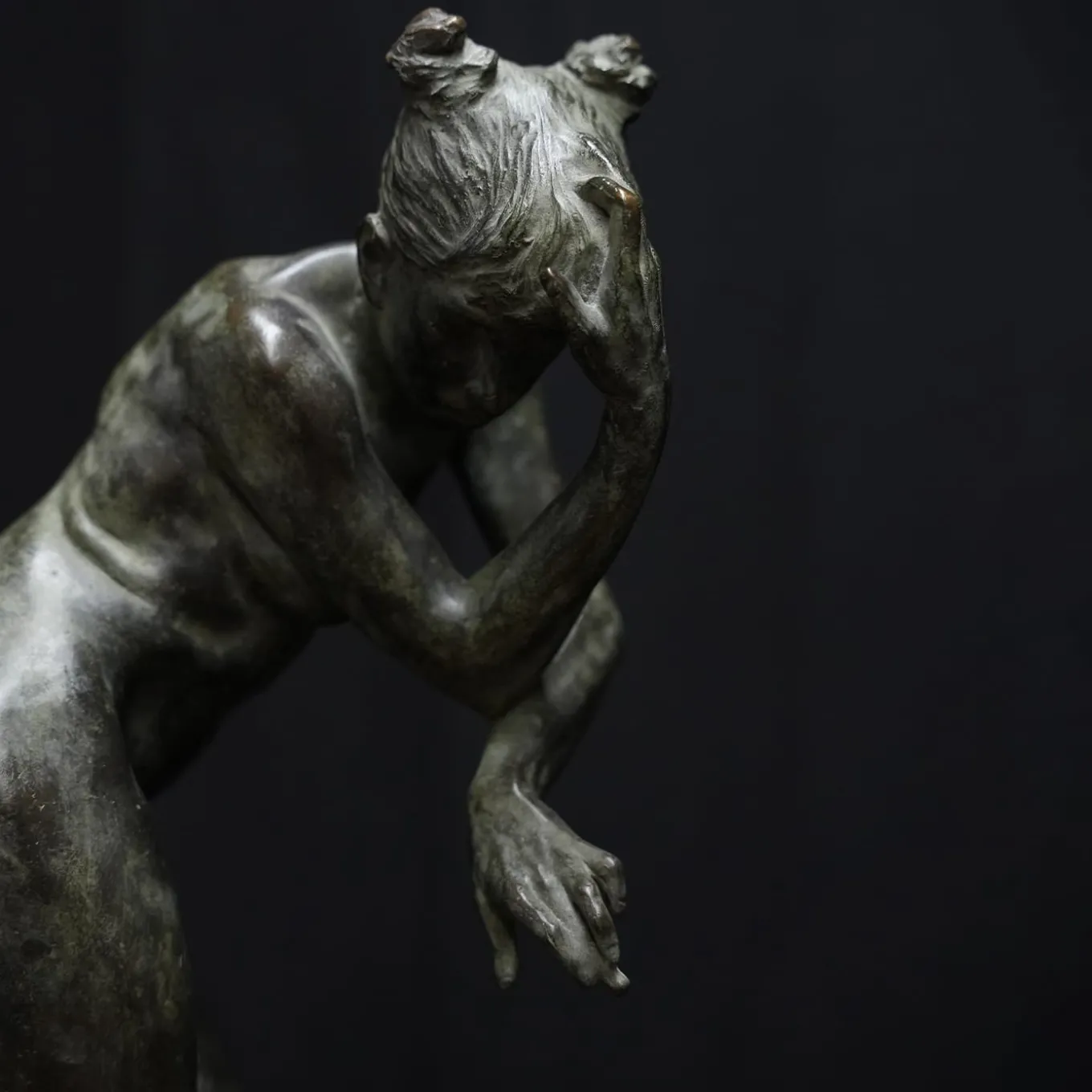 Scultura in bronzo Ewe