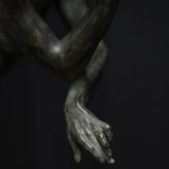 Scultura in bronzo Ewe