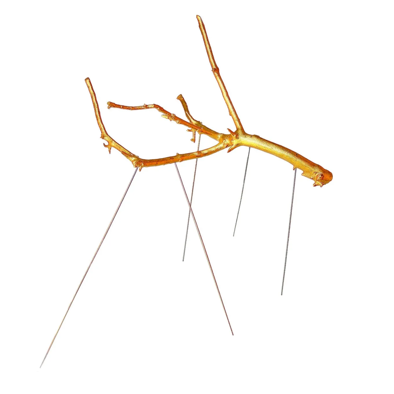 Scultura in oro di Rami Sospesi