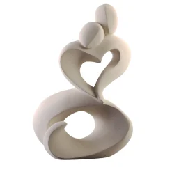 Scultura in pietra Il Sorriso del Cuore