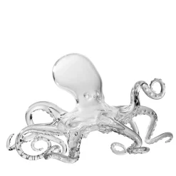 Scultura in vetro soffiato a mano Polpo