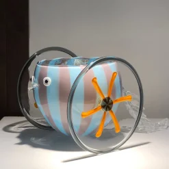 Scultura in vetro veneziano Chariot di Eliana Gerotto