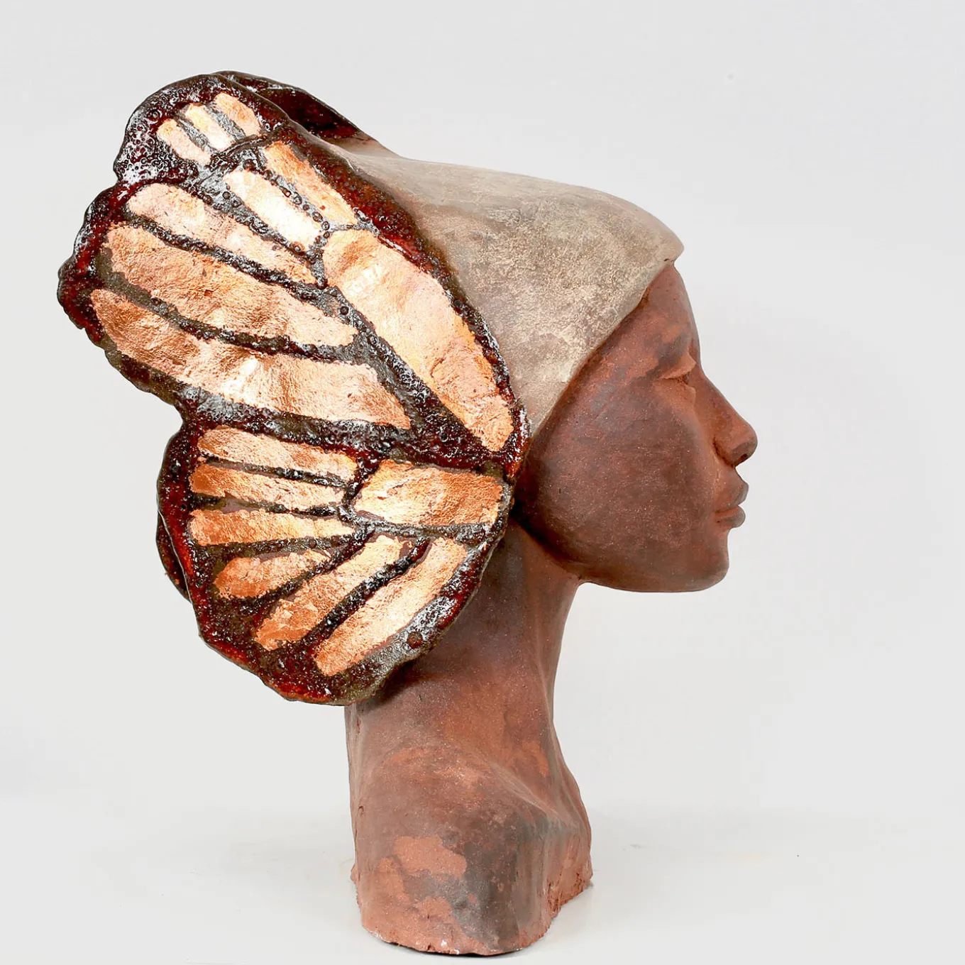 Scultura Mariposa in Ceramica