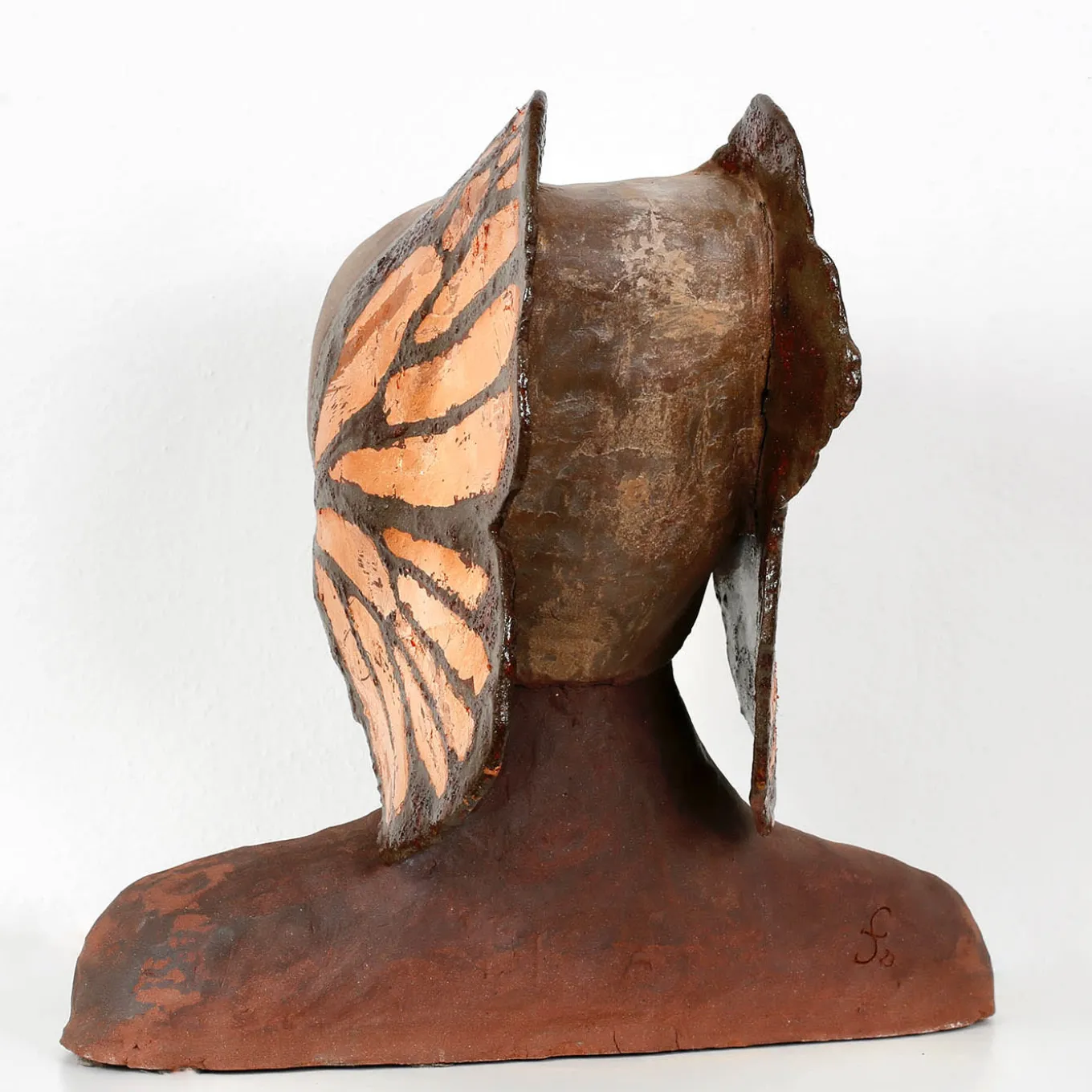 Scultura Mariposa in Ceramica