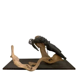 Scultura Maya in bronzo