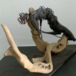 Scultura Maya in bronzo