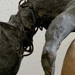 Scultura Maya in bronzo