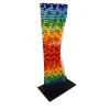 Scultura multicolore in vetro di Murano Manhattan Impression