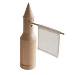 Scultura Pinocchio The Biggest Lie in Legno Marrone di Matteo Ragni