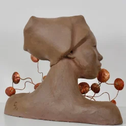 Scultura Thuja In Ceramica