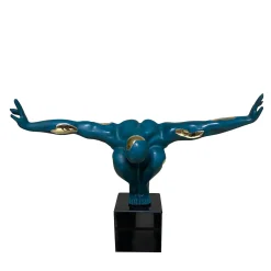 Scultura Uomo Tuffatore piccolo in Bronzo
