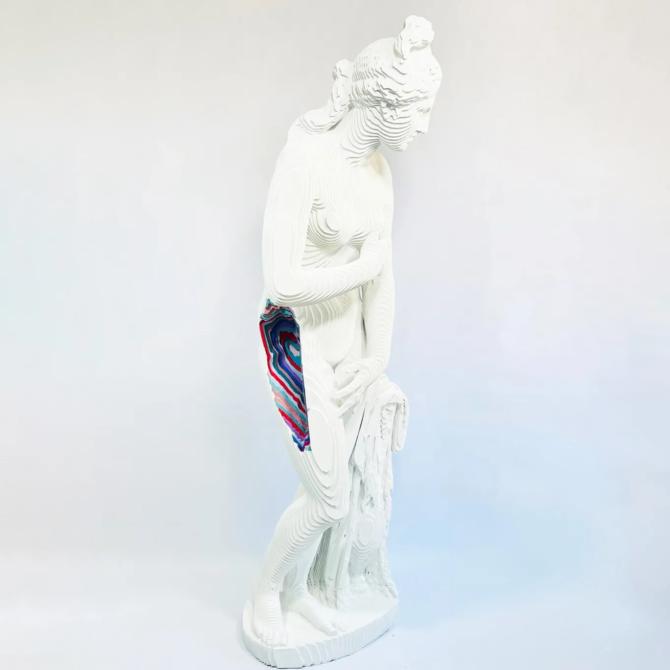 Scultura Venere Capitolina Colorata