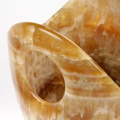 Secchiello da champagne in onice ambrato