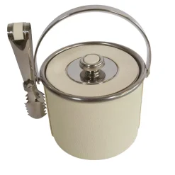 Secchiello per ghiaccio bianco oro