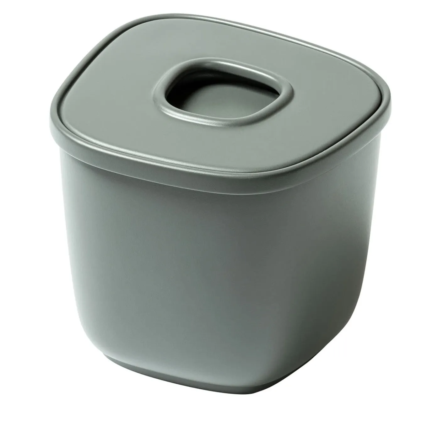 Secchiello per ghiaccio con coperchio in alluminio fuso verde Maris di Kelly Wearstler