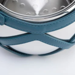 Secchiello per ghiaccio Escher Amalfi Blue con pinze per ghiaccio