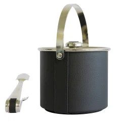 Secchiello per ghiaccio in oro - Serie Cassigoli Nero