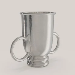 Secchiello per vino piccolo Echo V1 in peltro argentato