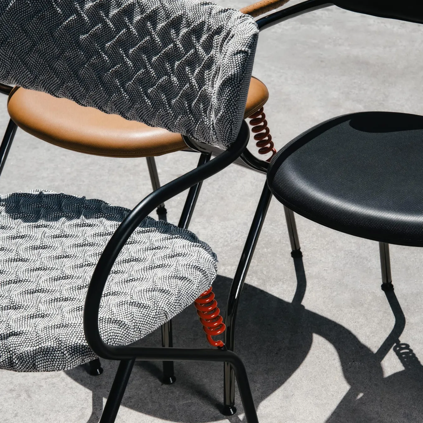 Sedia a molla di Front