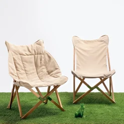 Sedia a sdraio pieghevole a farfalla Venezia