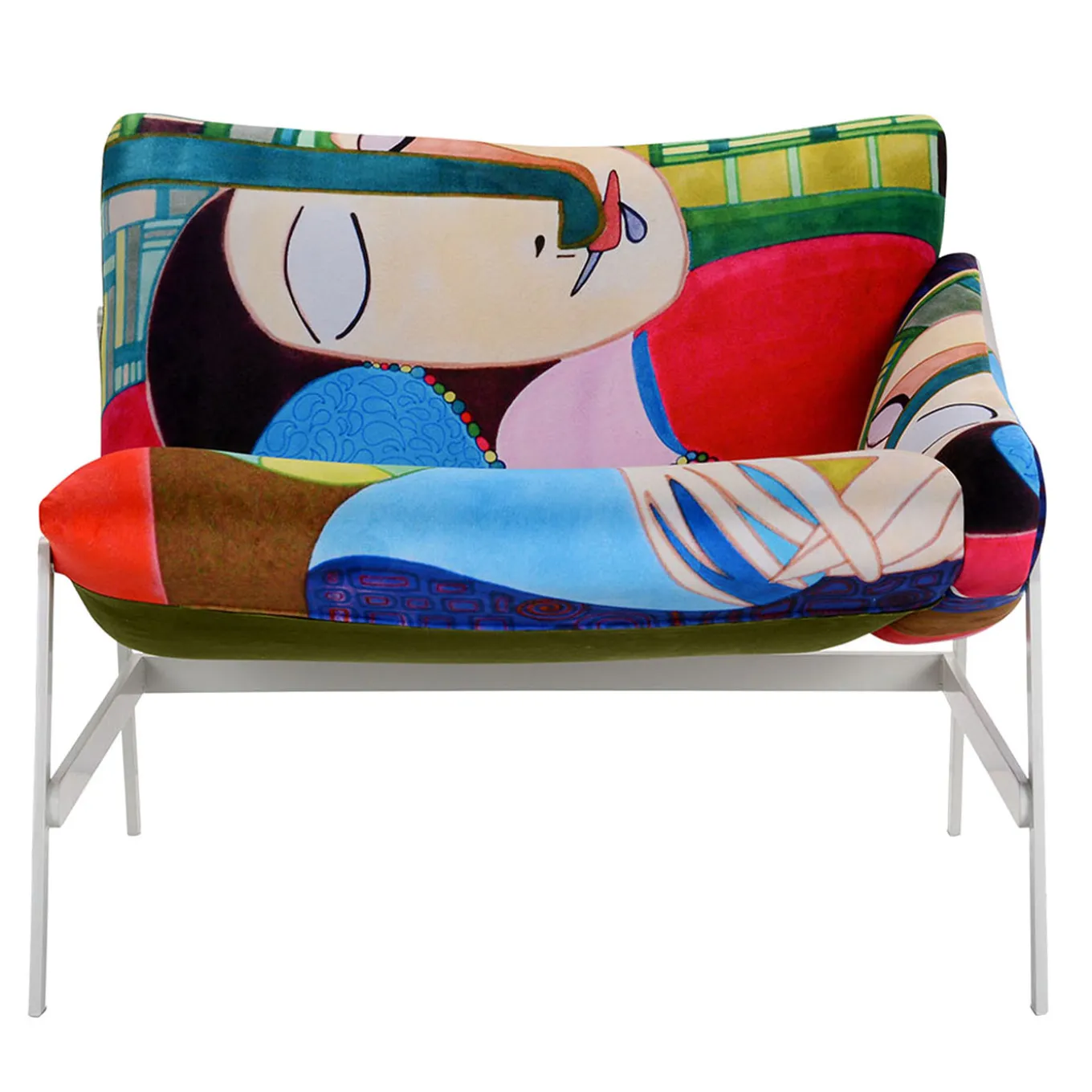 Sedia amaca con braccioli di Debonademeo Studio "Le Clochart" Edizione Speciale