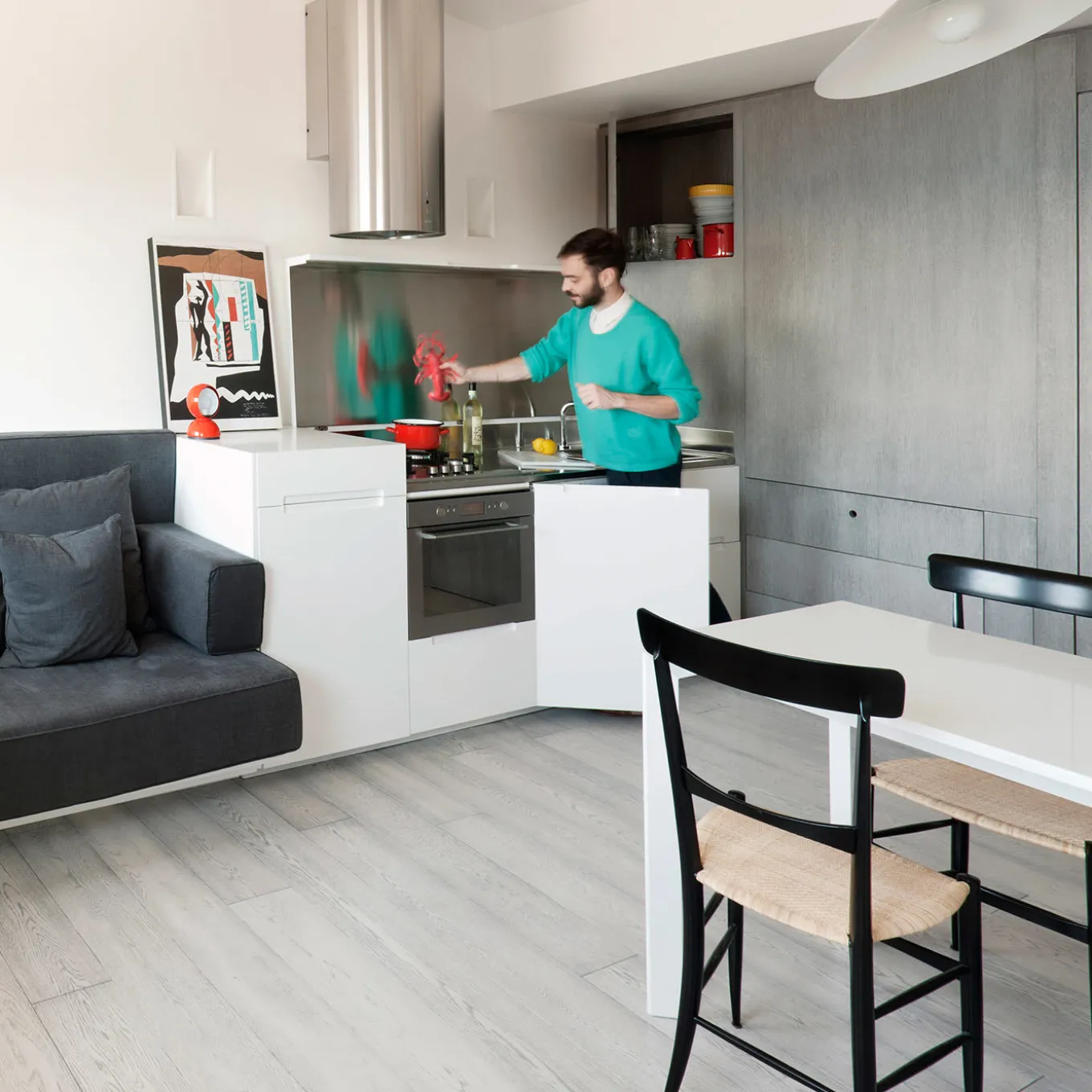 Sedia Campanino 900 in faggio nero