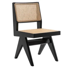 Sedia Capitol Complex, Hommage à Pierre Jeanneret, legno di quercia nera